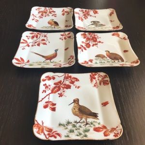 Charles Field Haviland Antique Pheasant Plates
